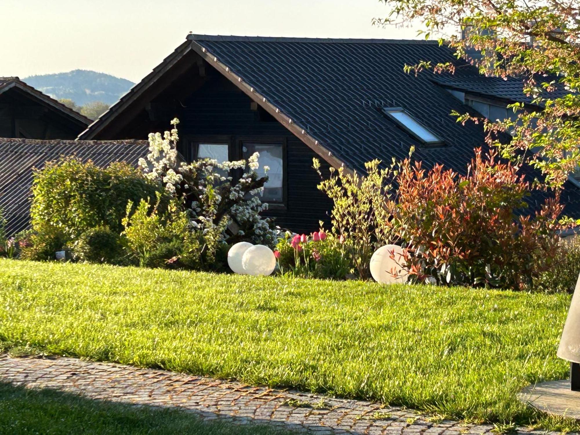 Ferienwohnungen Alpenblick Mit Garten -Panoramasauna- Kirchdorf im Wald Zewnętrze zdjęcie