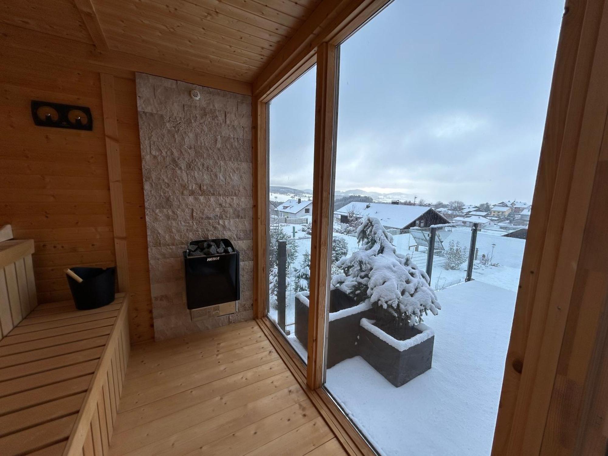 Ferienwohnungen Alpenblick Mit Garten -Panoramasauna- Kirchdorf im Wald Zewnętrze zdjęcie